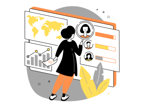 Illustration d'un tableau de bord RH